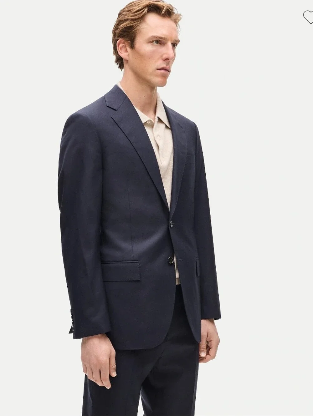 J Crew Crosby Classic-fit suit jacket in Italian wool BM161 Size 40R Navy $550